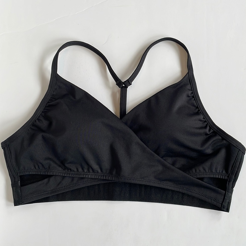 NWT VS Pink Gym to Swim Bodywrap Top